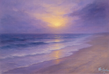 Painting titled "Bruma de Serenidad" by Elio Segundo Sanchez, Original Artwork, Oil