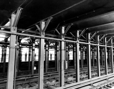 Fotografia intitulada "Manhatten Subway 2" por Robert Haase, Obras de arte originais, Fotografia digital