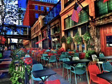 "Minneapolis Patio" başlıklı Fotoğraf Robert Haase tarafından, Orijinal sanat, Dijital Fotoğrafçılık
