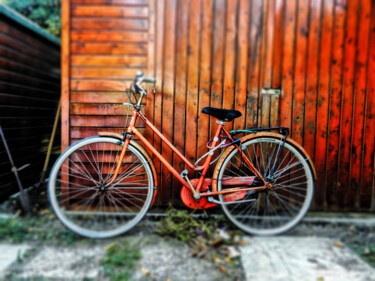 Photography titled "Bike near the Tyrrh…" by Robert Haase, Original Artwork, Digital Photography
