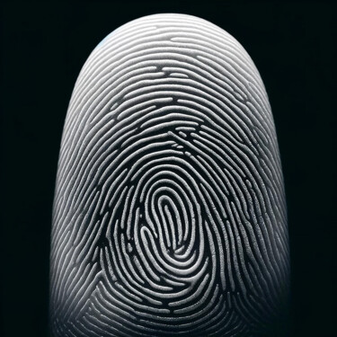 Fotografie mit dem Titel "Fingerprint 1" von Robert Haase, Original-Kunstwerk, Digitale Fotografie