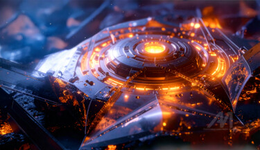 Digital Arts titled "Converter III" by Dejan Vucelic, Original Artwork, AI generated image