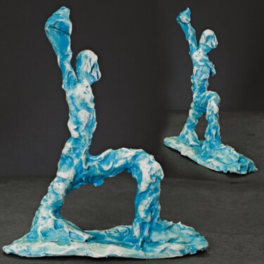 Sculptuur getiteld "Hamlet" door Prof. Andreas Loeschner-Gornau, Origineel Kunstwerk, Steen
