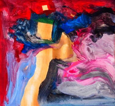 「Squarehead - 1878」というタイトルの絵画 Milto Siderisによって, オリジナルのアートワーク, アクリル