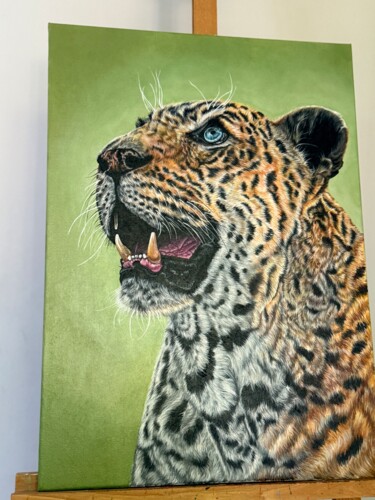 "The Look of Eternity" Leopard ""The Look of Eterni…" başlıklı Tablo Antonina Pavlic tarafından, Orijinal sanat, Akrilik