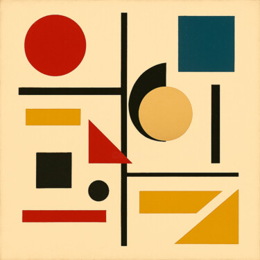 Arte digitale intitolato "MINIMALISM 015" da Karavix, Opera d'arte originale, Immagine generata dall'IA