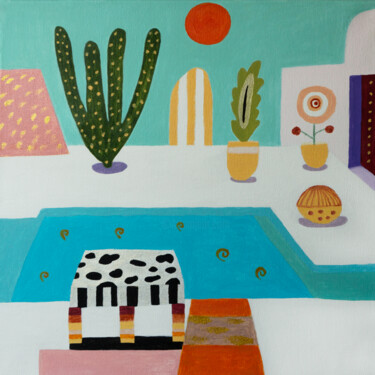 Mediterranean-inspired art "Mediterranean-inspi…" başlıklı Tablo Tamara Morozova tarafından, Orijinal sanat, Akrilik