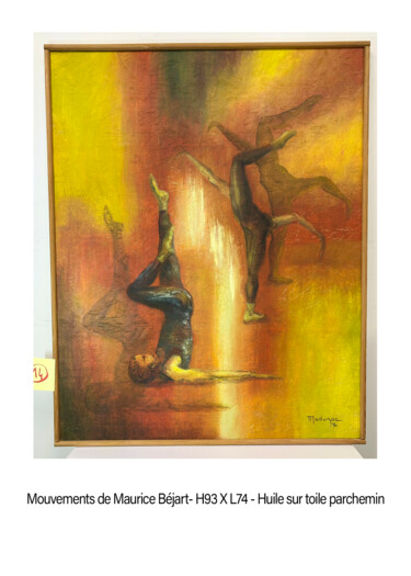 "Maduzac Mouvements…" başlıklı Tablo Maduzac De La Monneraye tarafından, Orijinal sanat, Petrol