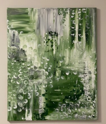 Painting titled "Пробуждение весны" by Lubov Zurova, Original Artwork, Acrylic