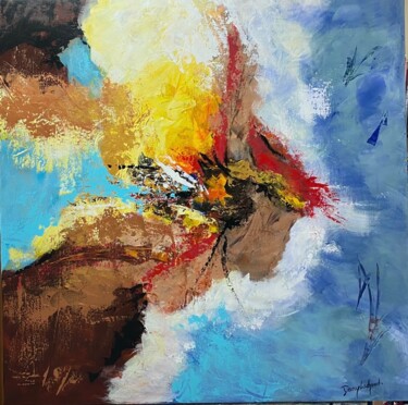 "OUVERTURE" başlıklı Tablo Dany Lachaud tarafından, Orijinal sanat, Akrilik Ahşap Sedye çerçevesi üzerine monte edilmiş
