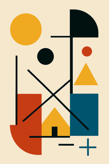 Digital Arts titled "MINIMALISM 017" by Karavix, Original Artwork, AI generated image