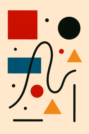 Arte digitale intitolato "MINIMALISM 031" da Karavix, Opera d'arte originale, Immagine generata dall'IA
