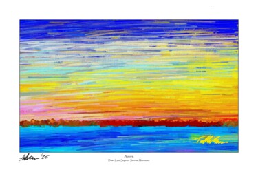 绘画 标题为“"Aurora" (horz) (cl…” 由Tad Anderson, 原创艺术品, 数字打印