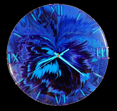 Ζωγραφική με τίτλο "Midnight energie" από Peter Simons, Αυθεντικά έργα τέχνης, Ακρυλικό