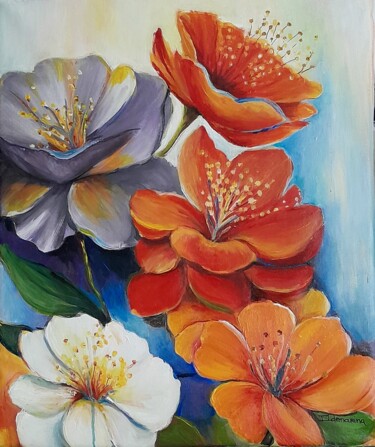 Entre Tons e Aromas 绘画 标题为“Entre Tons e Aromas” 由Ildemarina Rodrigo, 原创艺术品, 丙烯