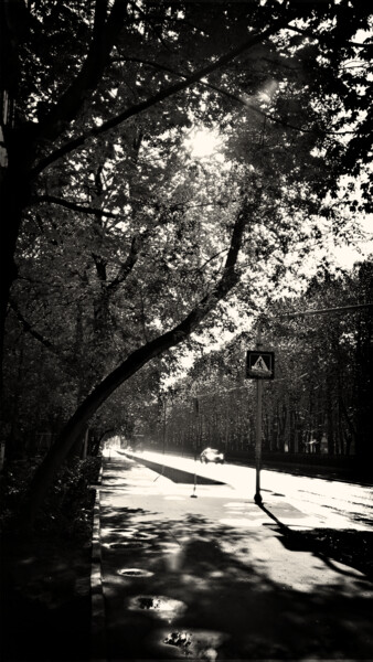 A Car Passing By Photography titled "A Car Passing By" by Natalia Ima, Original Artwork, Digital Photography