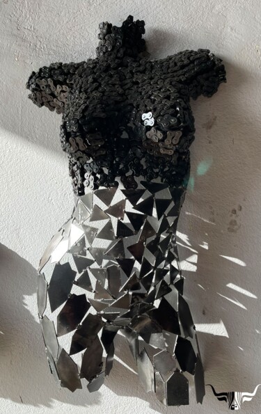 Sculptuur getiteld "Metal Sculpture | F…" door Youssef Ezzamani, Origineel Kunstwerk, Metalen