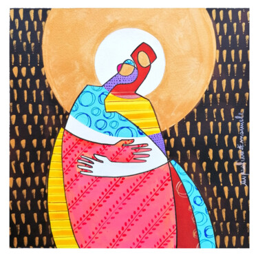 Pintura intitulada "AMARE REALTA' 19.06…" por Emanuele Bevilacqua, Obras de arte originais, Tinta