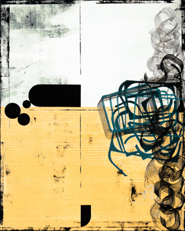 Entropy Zone 17. 绘画 标题为“Entropy Zone 17.” 由Petr Strnad, 原创艺术品, 丙烯