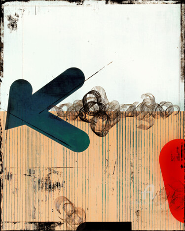 Entropy Zone 18. 绘画 标题为“Entropy Zone 18.” 由Petr Strnad, 原创艺术品, 丙烯