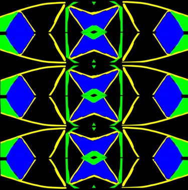 Organic Symmetry 1b4d Arte digitale intitolato "Organic Symmetry 1b…" da Ken Lerner, Opera d'arte originale, Lavoro digitale 2D