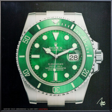 Schilderij getiteld "Rolex Submariner Hu…" door James Chiew, Origineel Kunstwerk, 2D Digital Work