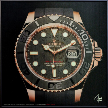Schilderij getiteld "Rolex Yachtmaster I…" door James Chiew, Origineel Kunstwerk, 2D Digital Work