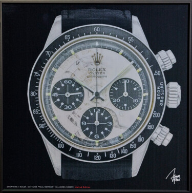 Schilderij getiteld "Rolex Daytona Paul…" door James Chiew, Origineel Kunstwerk, 2D Digital Work