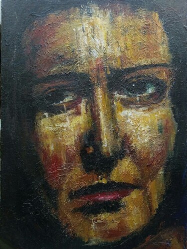 Painting titled "Veins of memory" by Sasha Brisac, Original Artwork, Acrylic