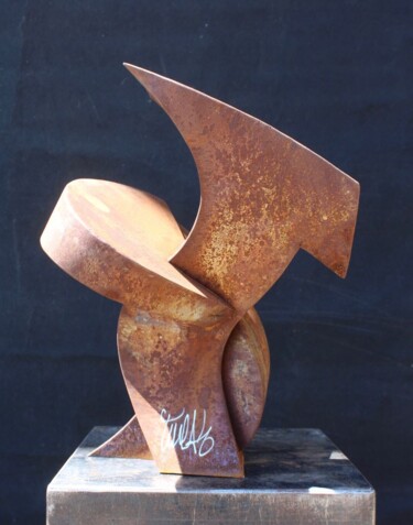 Escultura intitulada "petite envouté" por Tweak Art, Obras de arte originais, Metais