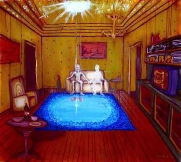 Remords et solitude "Remords et solitude" başlıklı Tablo Matei Gabriel Buzescu tarafından, Orijinal sanat, Petrol