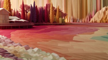 数字艺术 标题为“The Stillness of th…” 由Alberto Capitani, 原创艺术品, AI生成的图像