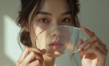 数字艺术 标题为“Oval” 由Vanda Lehel (V A N D E E), 原创艺术品, AI生成的图像