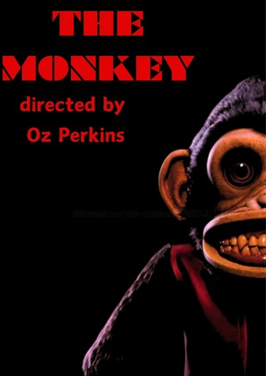 제목이 "Affiche "The Monkey""인 디지털 아트 Robin Stypulkowski로, 원작, 디지털 콜라주