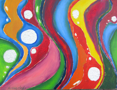 Sands of Time Oil Painting Canvas Texture PhilosophyAbstract Pittura intitolato "Sands of Time Oil P…" da Irina Selckova, Opera d'arte originale, Olio Montato su Telaio per barella in l…
