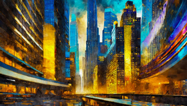 Ville #2 Digital Arts titled "Ville #2" by Ugo Van Deeck, Original Artwork, AI generated image