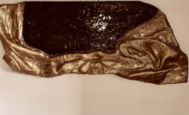 Картина под названием "Bronzer" - Machnolga, Подлинное произведение искусства, лак Установлен на Другая жесткая панель