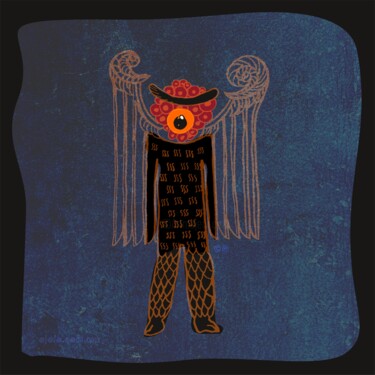 demoniojo 1 Digital Arts με τίτλο "demoniojo 1" από Ojolo - Abel García, Αυθεντικά έργα τέχνης, Ψηφιακή ζωγραφική