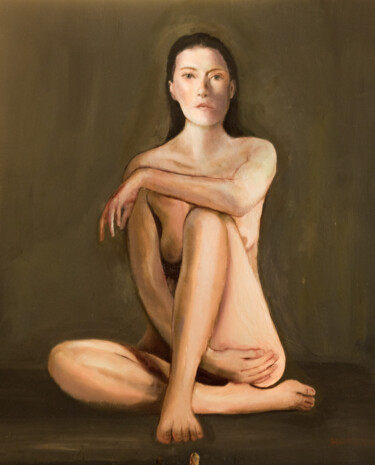 绘画 标题为“eve” 由Federico Rizzo, 原创艺术品, 油 安装在木板上