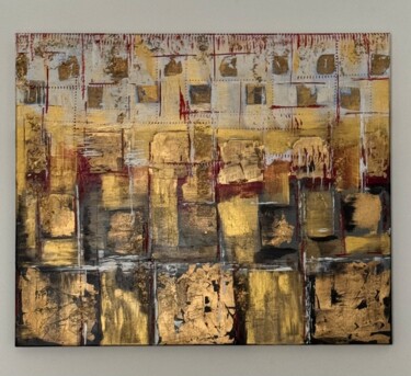 Painting titled "Следы былого величия" by Lubov Zurova, Original Artwork, Acrylic Mounted on Wood Stretcher frame