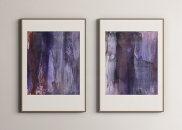 "Night Whispers" 绘画 标题为“"Night Whispers"” 由Viktoria Daneva, 原创艺术品, 颜料