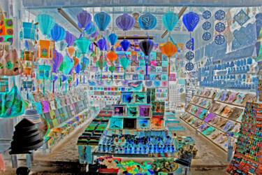 Fotografie getiteld "50 nuances bleues" door Hoang Cong Minh  ( Minh Hoang ), Origineel Kunstwerk, Digitale fotografie