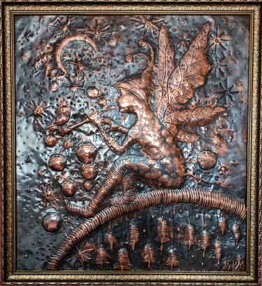 Sculptuur getiteld "Волшебный сон." door Alexey Saralidze, Origineel Kunstwerk, Bronzen Gemonteerd op Andere stijve panelen