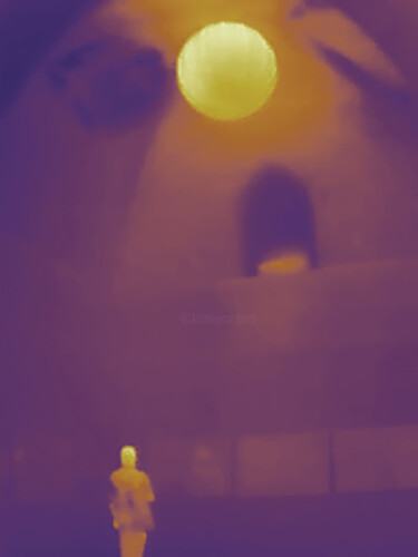 Fotografie getiteld "Spectral Attendance…" door Giulio Di Sturco, Origineel Kunstwerk, Digitale fotografie