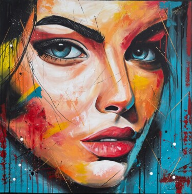Romy Peinture intitulée "Romy" par Sabrina Seck, Œuvre d'art originale, Acrylique