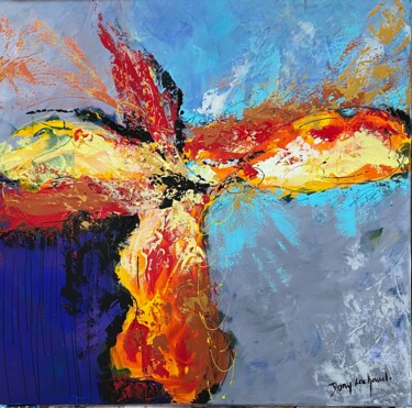 Peinture intitulée "LIBRE" par Dany Lachaud, Œuvre d'art originale, Acrylique Monté sur Châssis en bois