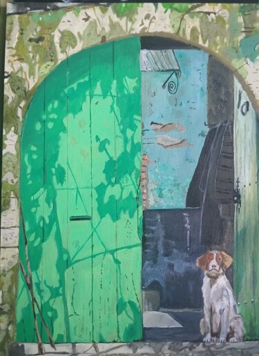 Peinture intitulée "Journée ensoleillée" par Elodie Charlier, Œuvre d'art originale, Acrylique