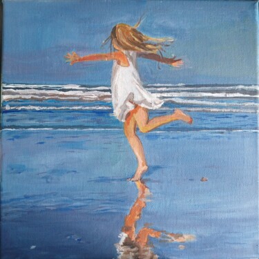 Painting titled "Joie" by Elodie Charlier, Original Artwork, Acrylic