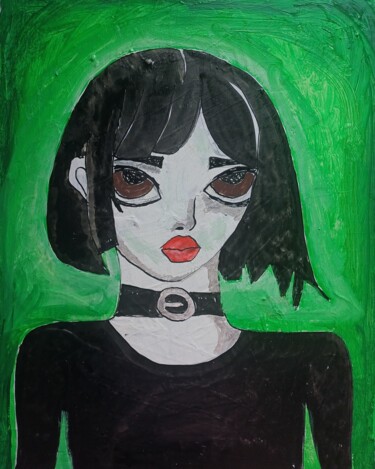 Painting titled "I good to every" by Ashton Knighting, Original Artwork, Gouache