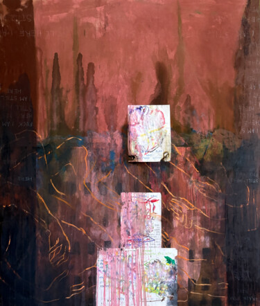 They Left Us Flags 绘画 标题为“They Left Us Flags” 由Gela Mikava, 原创艺术品, 丙烯